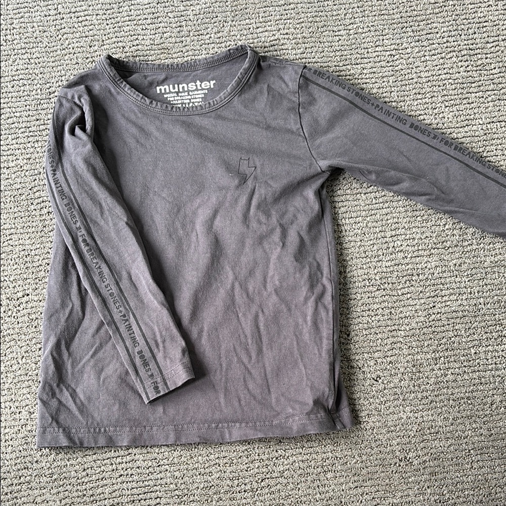 Munster Gray Long Sleeve Shirt